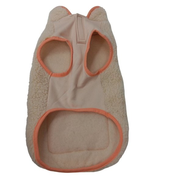FAUX SHEARLING DOG VEST CREAM BOOTS &BARKLEY SIZE SMALL - Picture 3 of 11